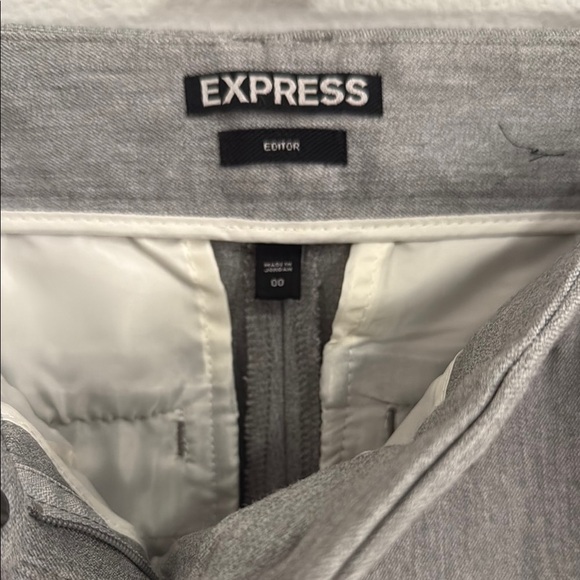 Express Editor Gray Dress Pants 00 - Picture 2 of 4